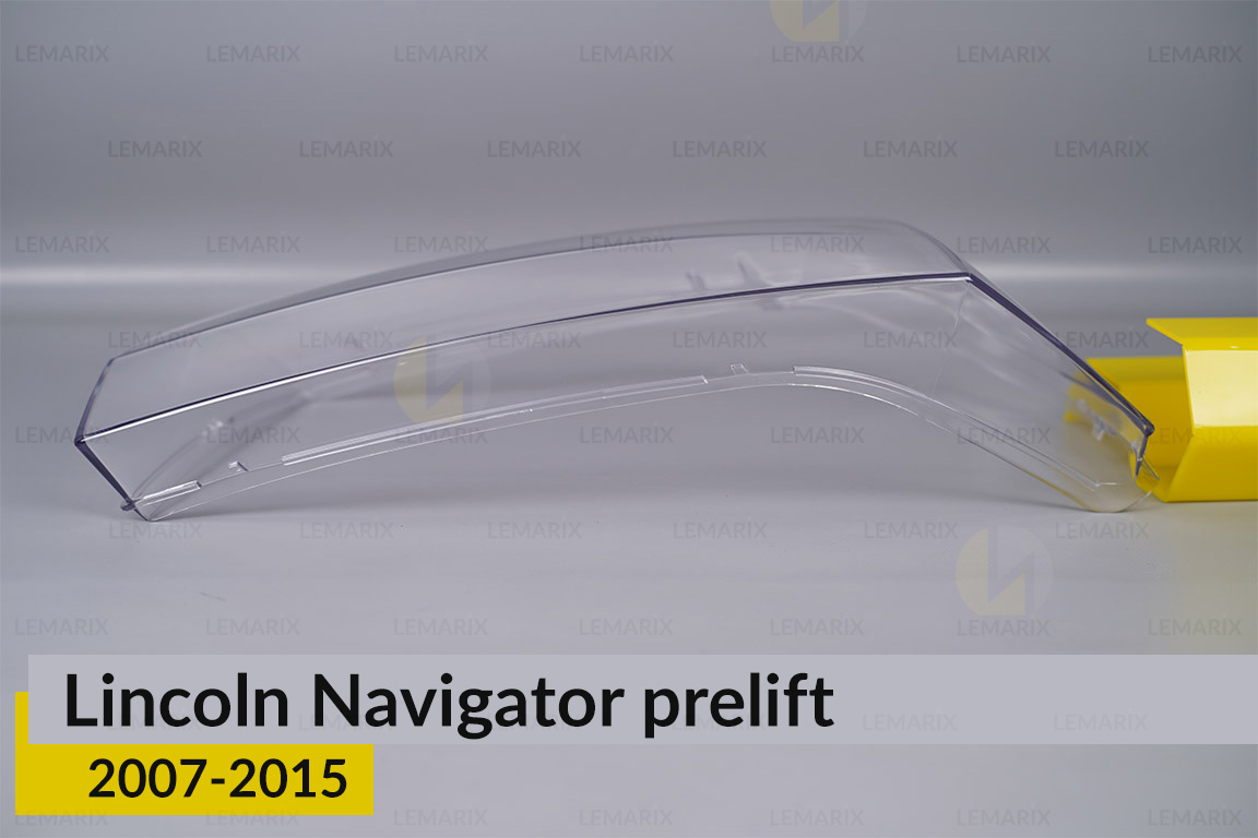 Стекло фары Lincoln Navigator (2007-2015) дорест левое