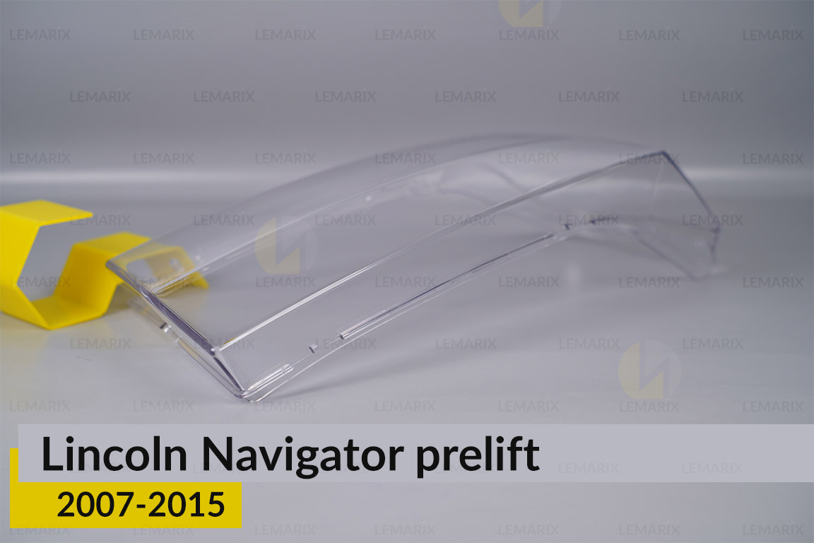 Стекло фары Lincoln Navigator (2007-2015) дорест левое
