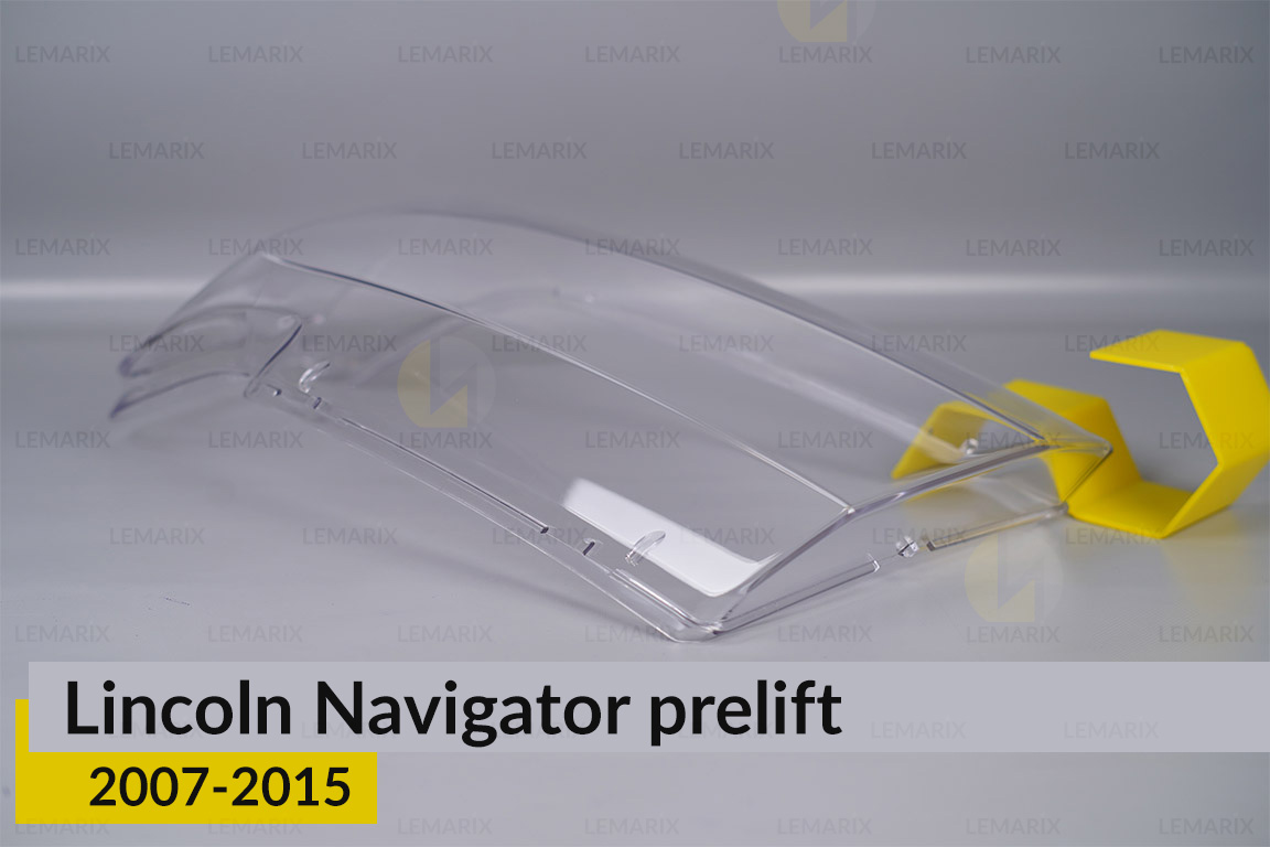 Стекло фары Lincoln Navigator (2007-2015) дорест левое