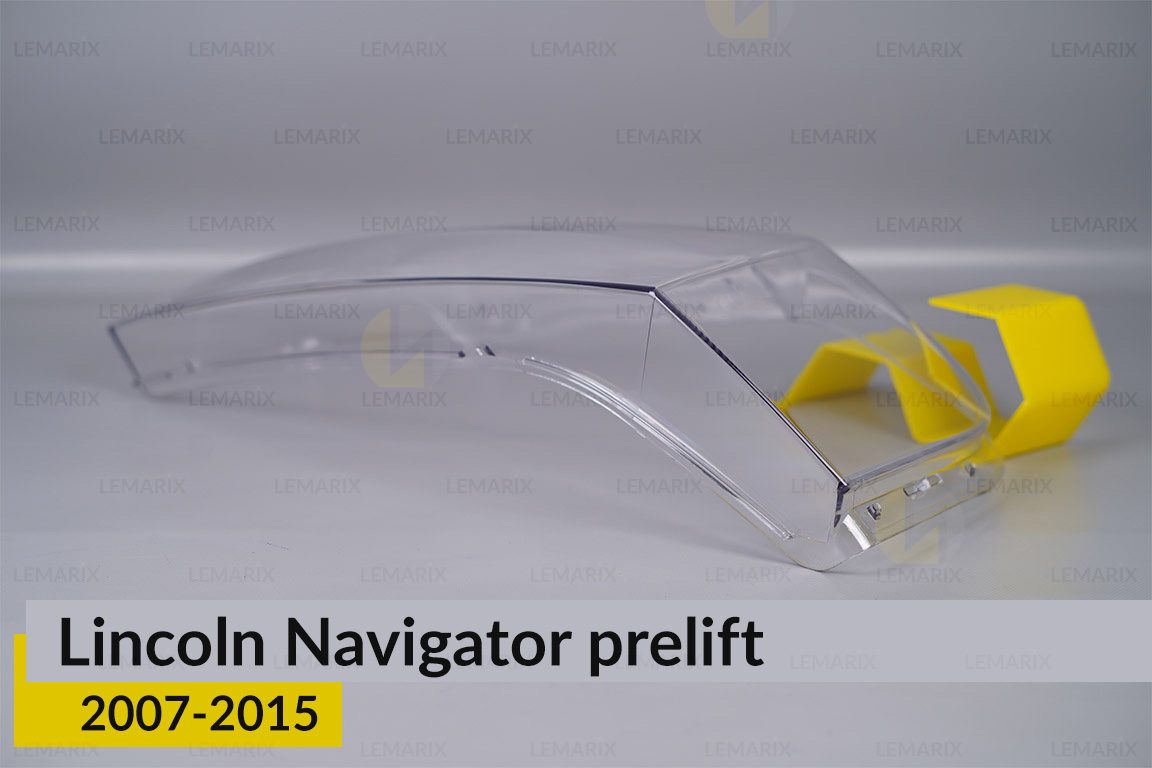 Стекло фары Lincoln Navigator (2007-2015) дорест левое
