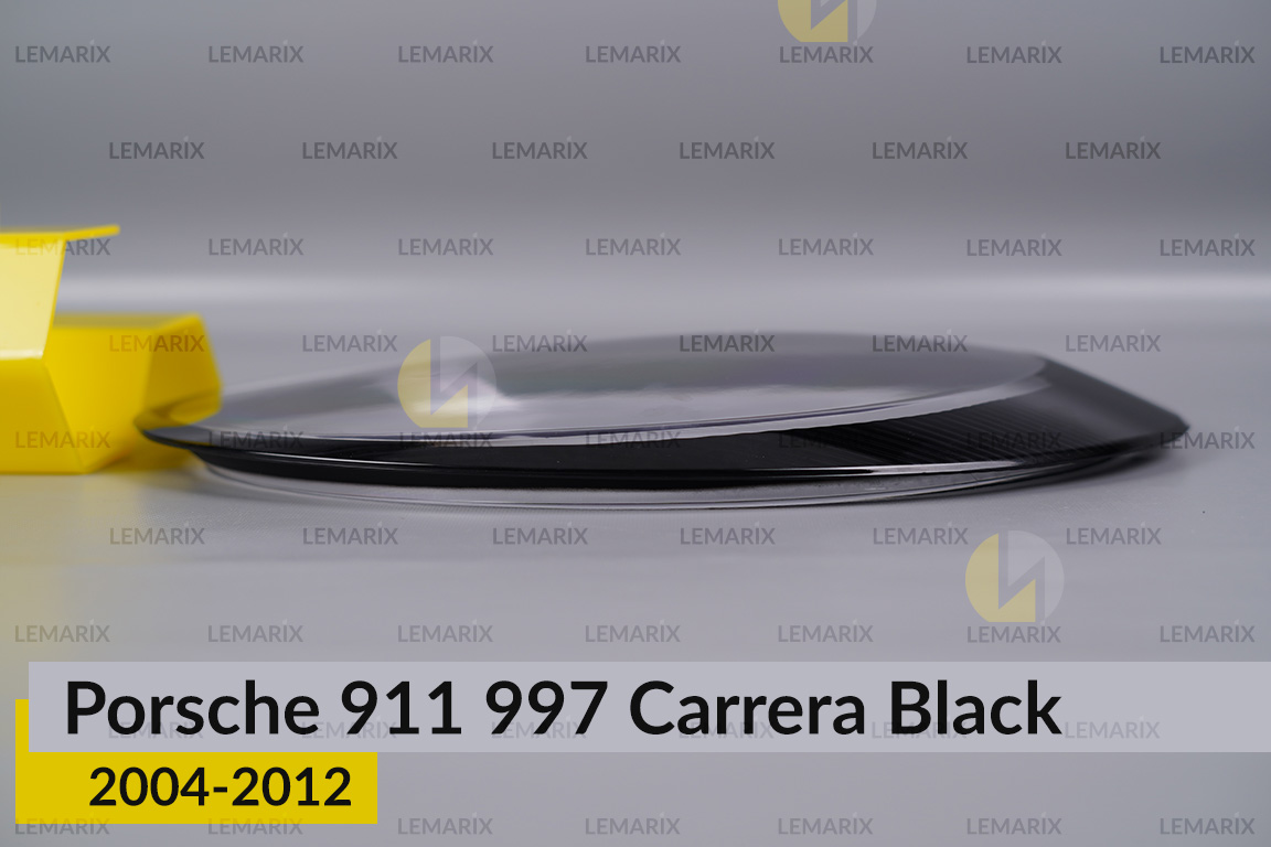 Стекло фары Porsche 911 997 Carrera Black (2004-2012) правое