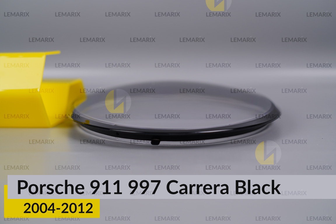 Стекло фары Porsche 911 997 Carrera Black (2004-2012) правое