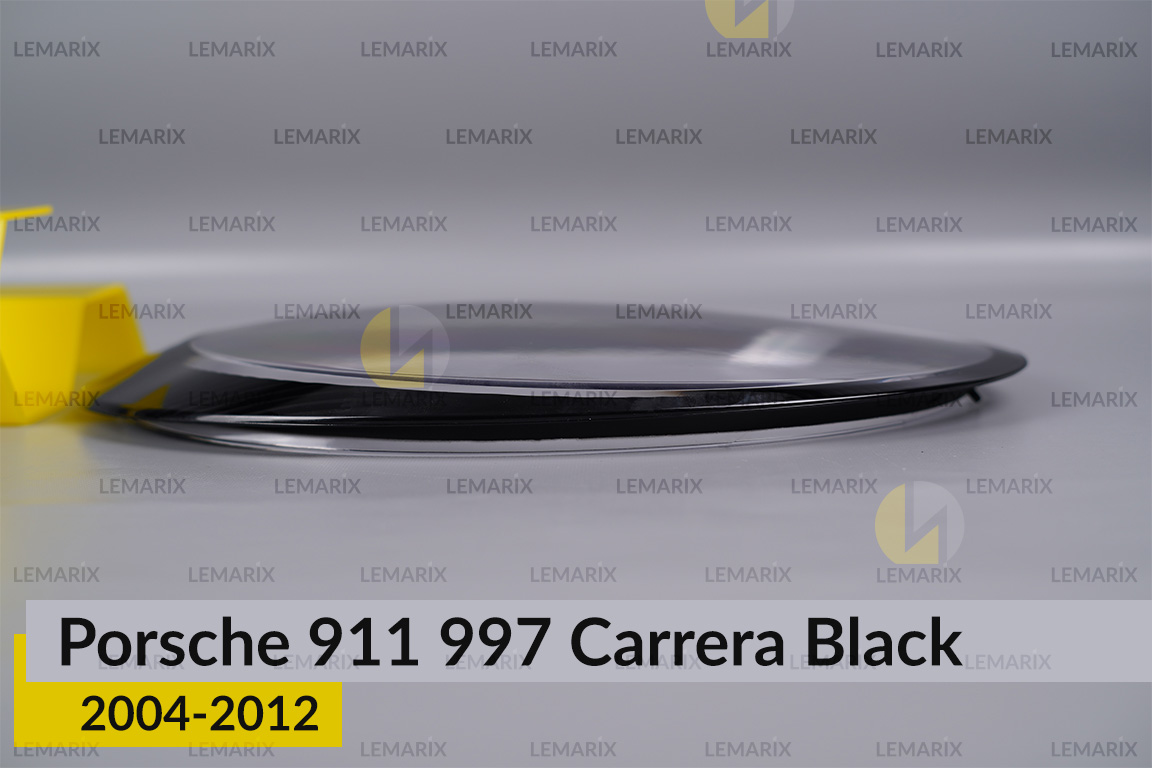 Стекло фары Porsche 911 997 Carrera Black (2004-2012) правое