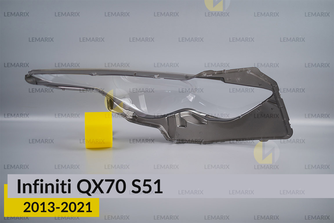 Стекло фары Infiniti QX70 S51 (2013-2021) левое