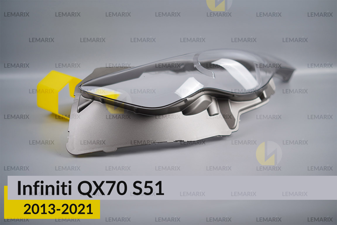 Стекло фары Infiniti QX70 S51 (2013-2021) левое