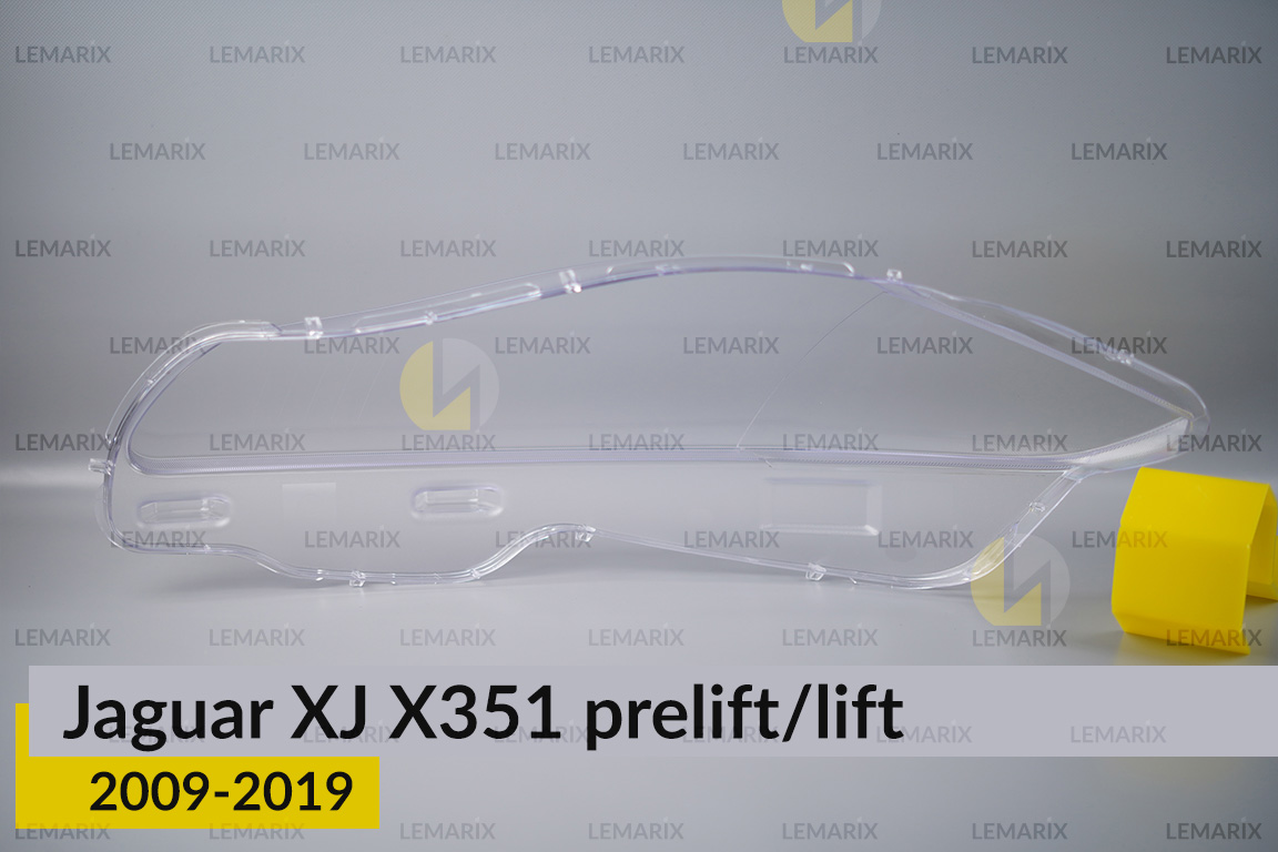 Скло фари Jaguar XJ X351 (2009-2019) дорест/рест праве