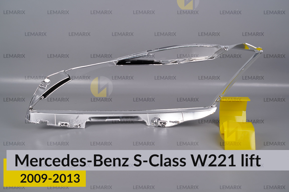 Хромована декоративна маска Mercedes-Benz S-Class W221 (2009-2013) рест права