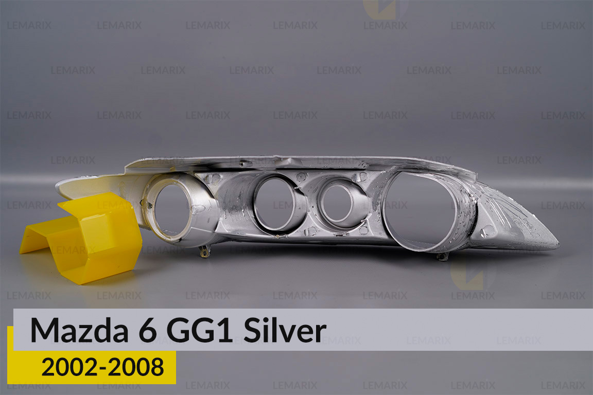 Декоративна маска Mazda 6 GG1 Silver (2002-2008) ліва