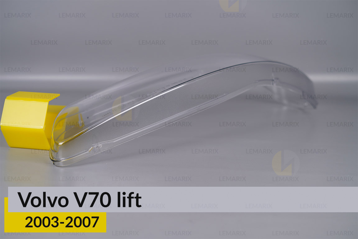 Стекло фары Volvo V70 (2003-2007) рест левое