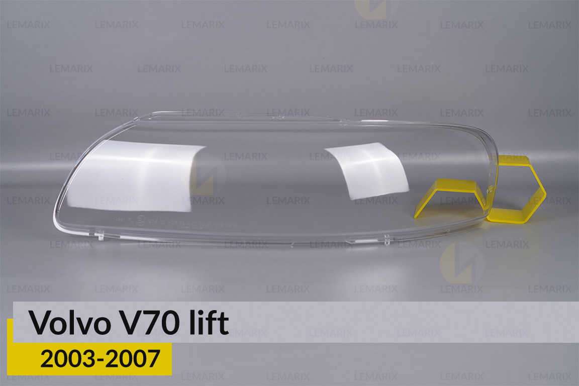 Стекло фары Volvo V70 (2003-2007) рест левое