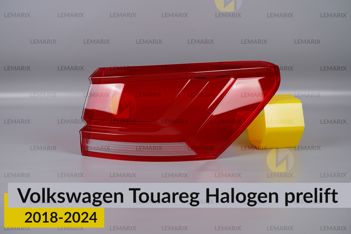 Стекло заднего фонаря внешнее в крыле VW Volkswagen Touareg Halogen (2018-2024) дорест правое