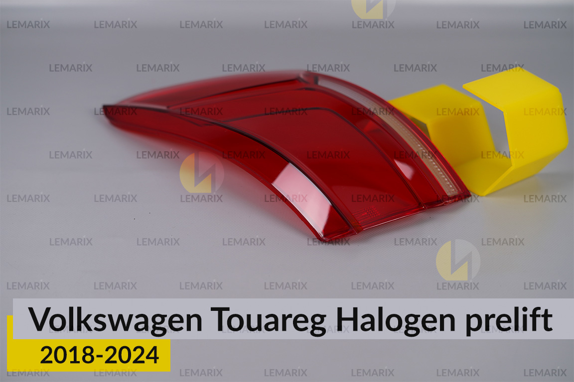 Стекло заднего фонаря внешнее в крыле VW Volkswagen Touareg Halogen (2018-2024) дорест правое