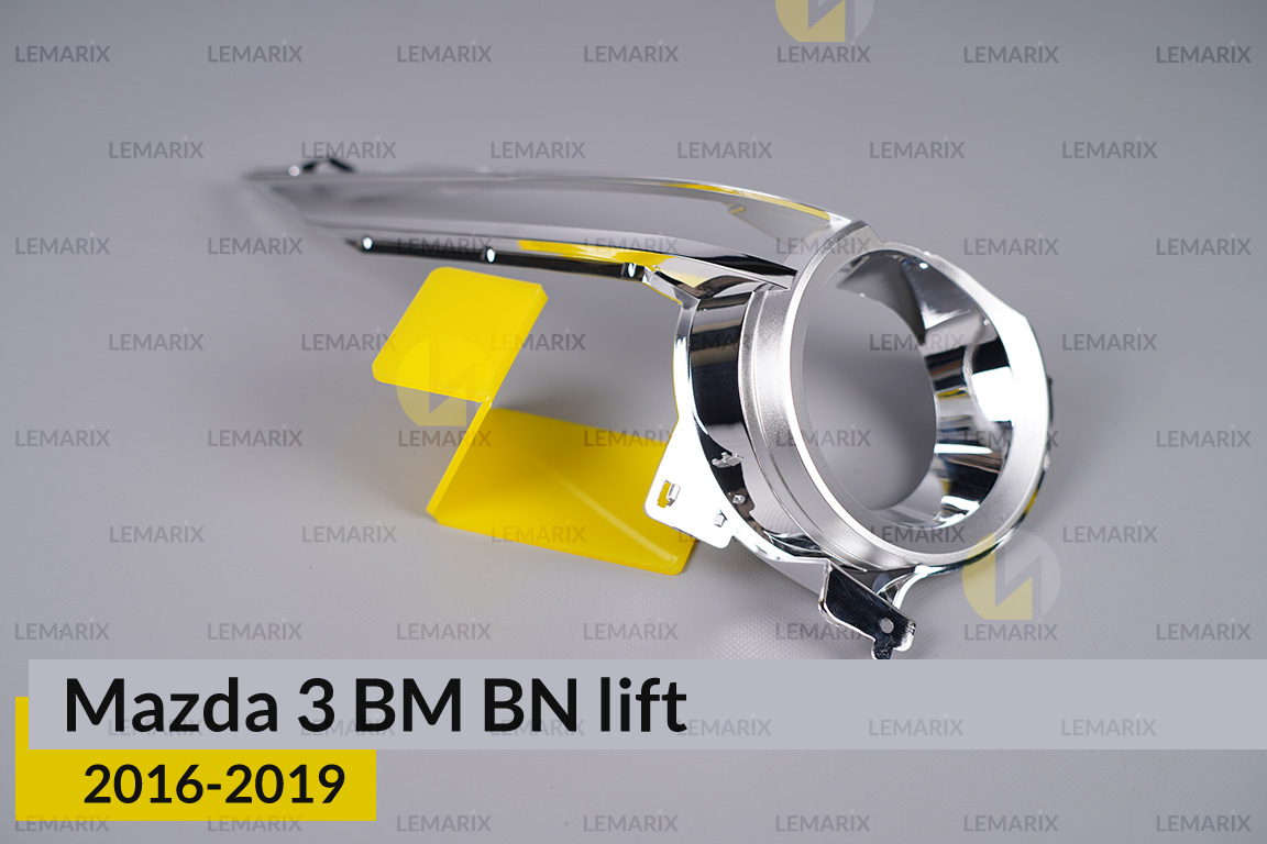 Хромована маска Mazda 3 BM BN (2016-2019) рест права