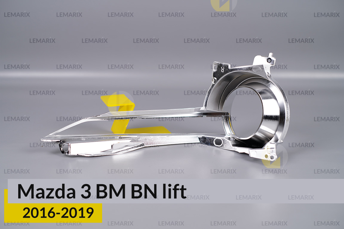 Хромована маска Mazda 3 BM BN (2016-2019) рест права