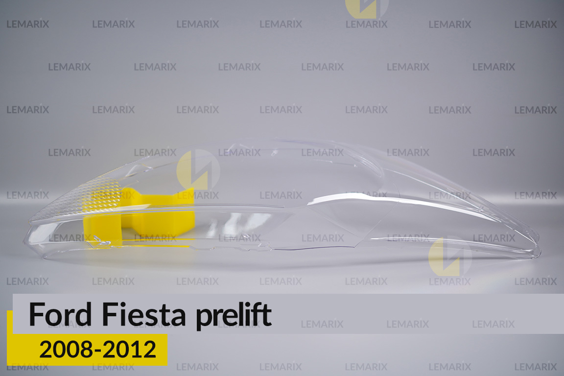Скло фари Ford Fiesta (2008-2012) дорест праве