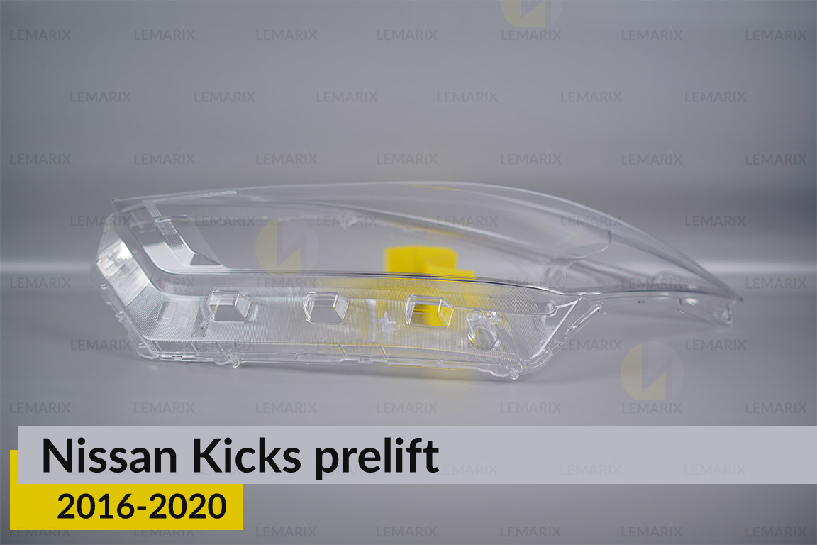 Скло фари Nissan Kicks (2016-2020) дорест ліве