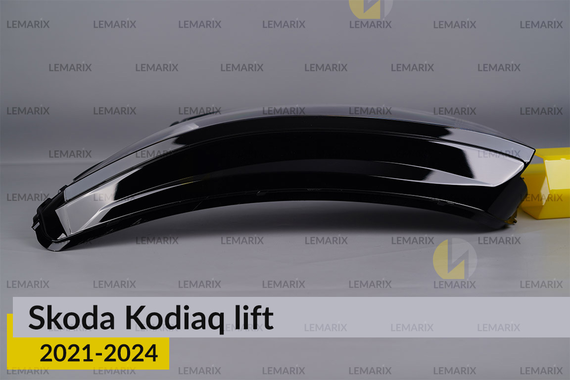Скло фари Skoda Kodiaq (2021-2024) рест ліве