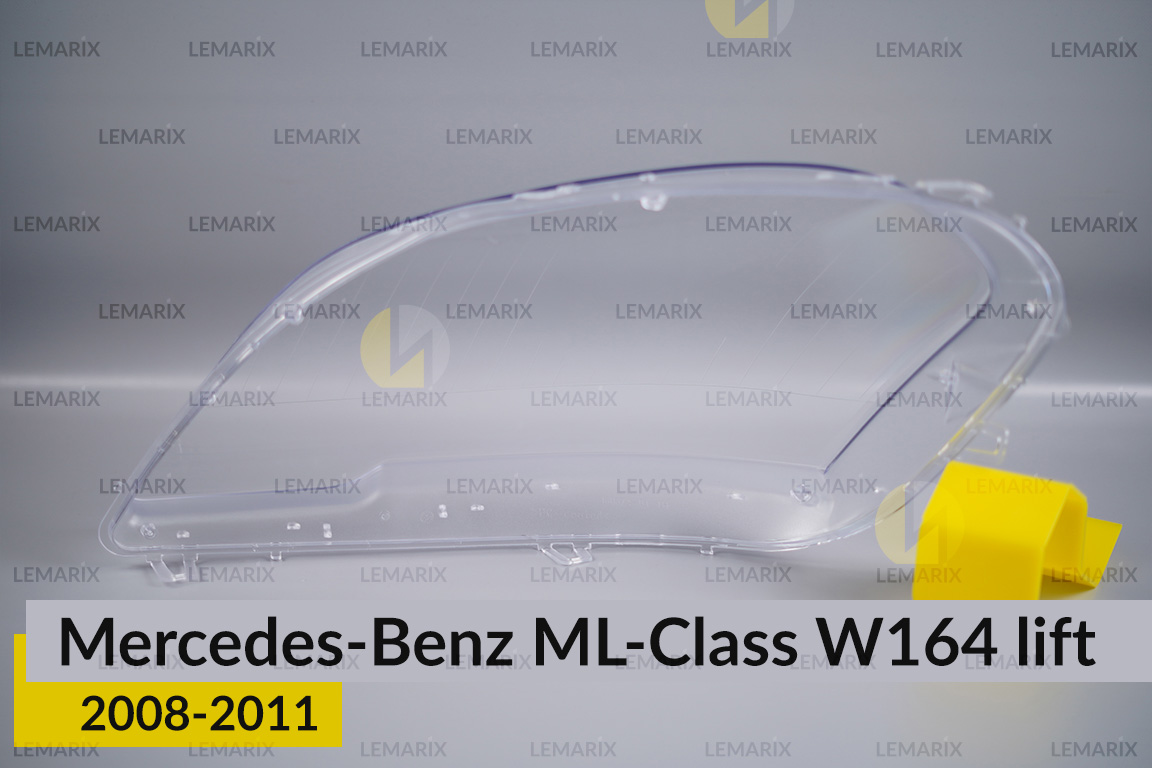 Скло фари Mercedes-Benz ML-Class W164 (2008-2011) рест праве