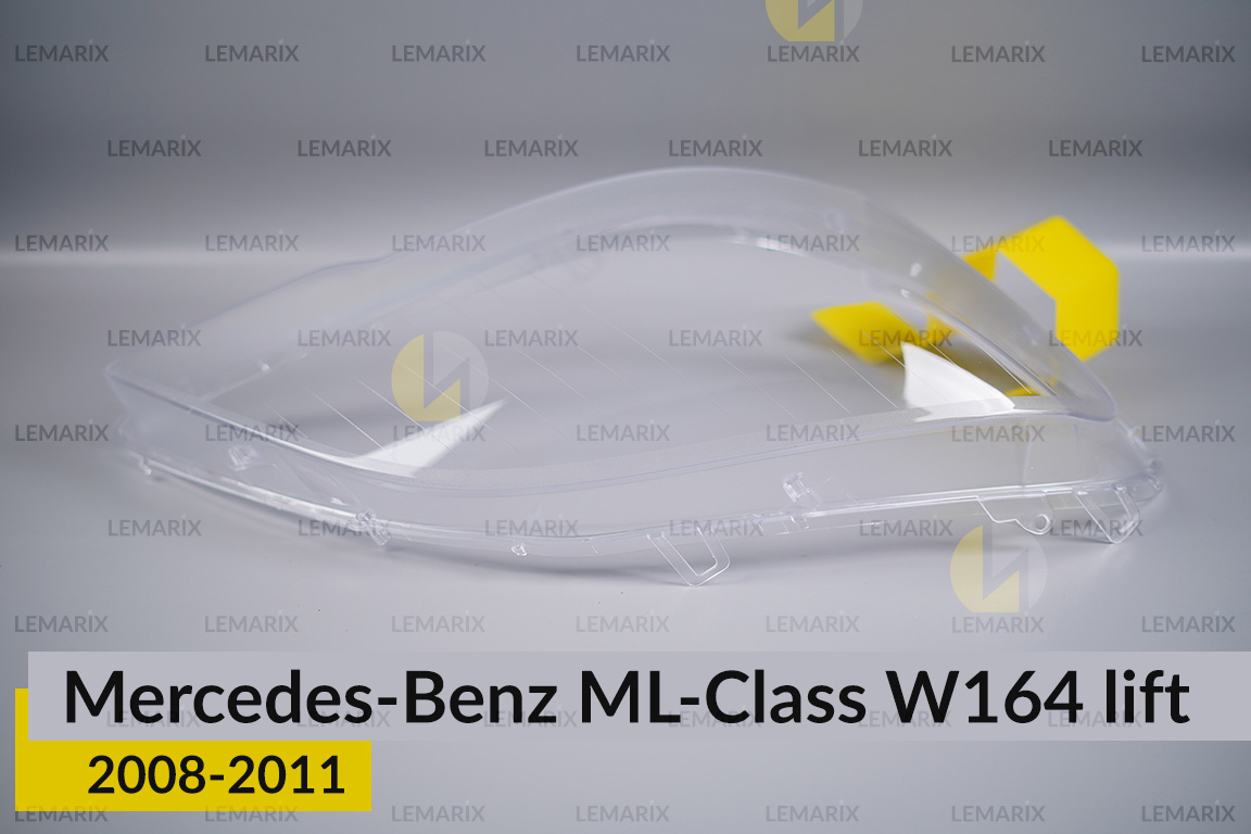 Скло фари Mercedes-Benz ML-Class W164 (2008-2011) рест праве