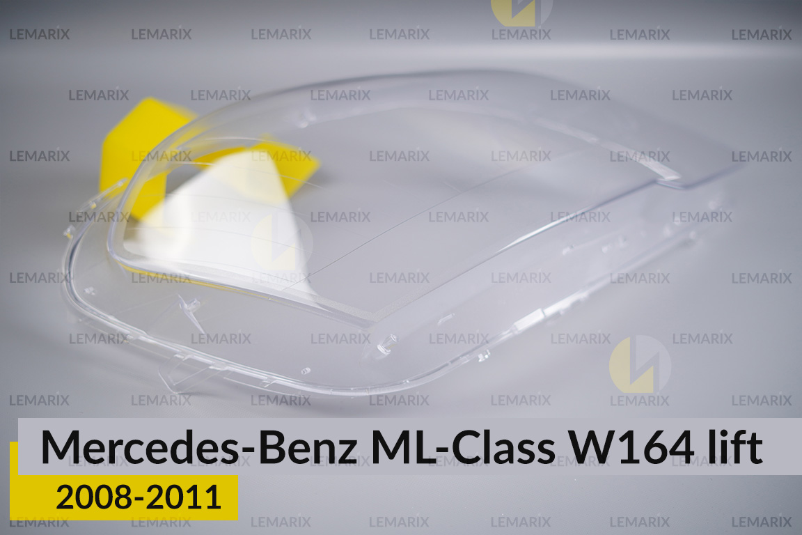 Скло фари Mercedes-Benz ML-Class W164 (2008-2011) рест праве