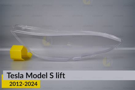 Скло фари Tesla Model S (2016-2024) рест праве