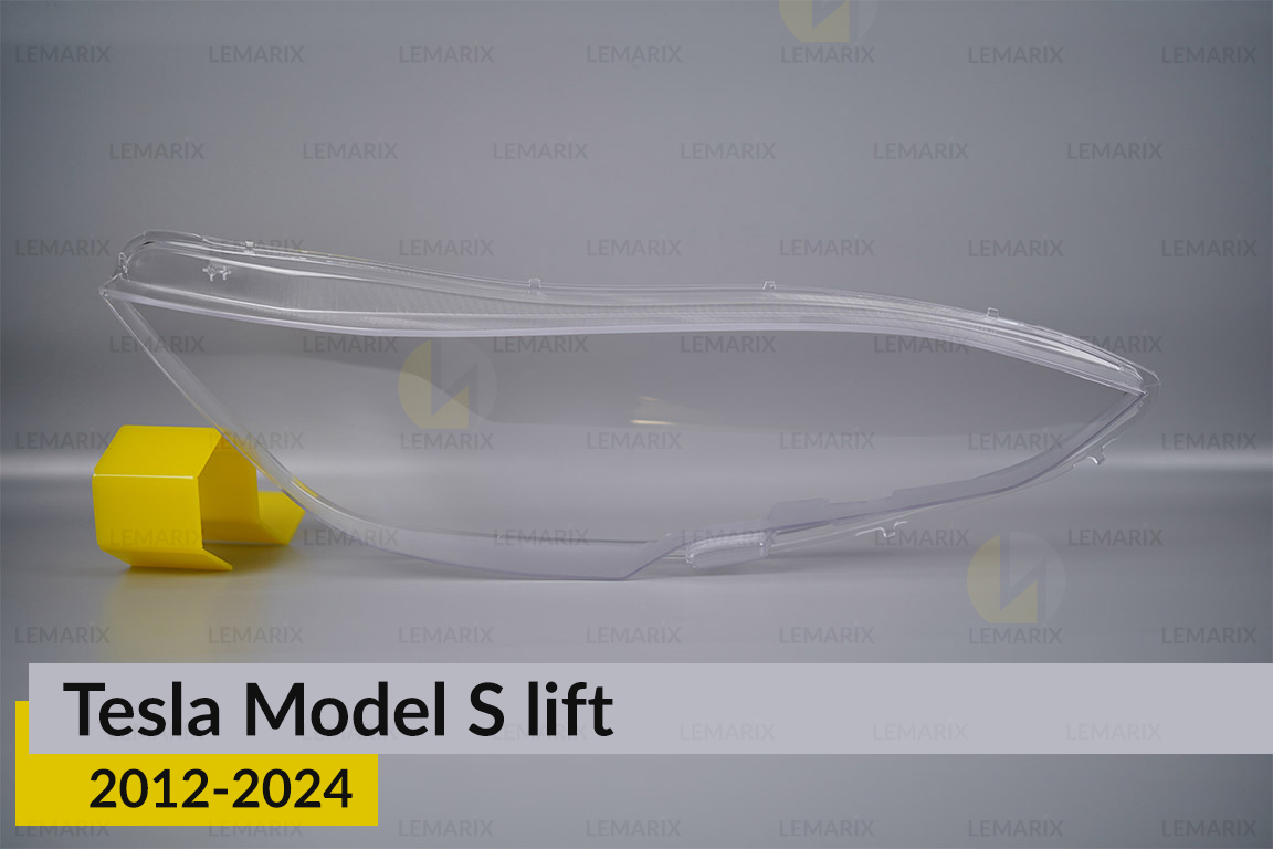 Скло фари Tesla Model S (2016-2024) рест праве