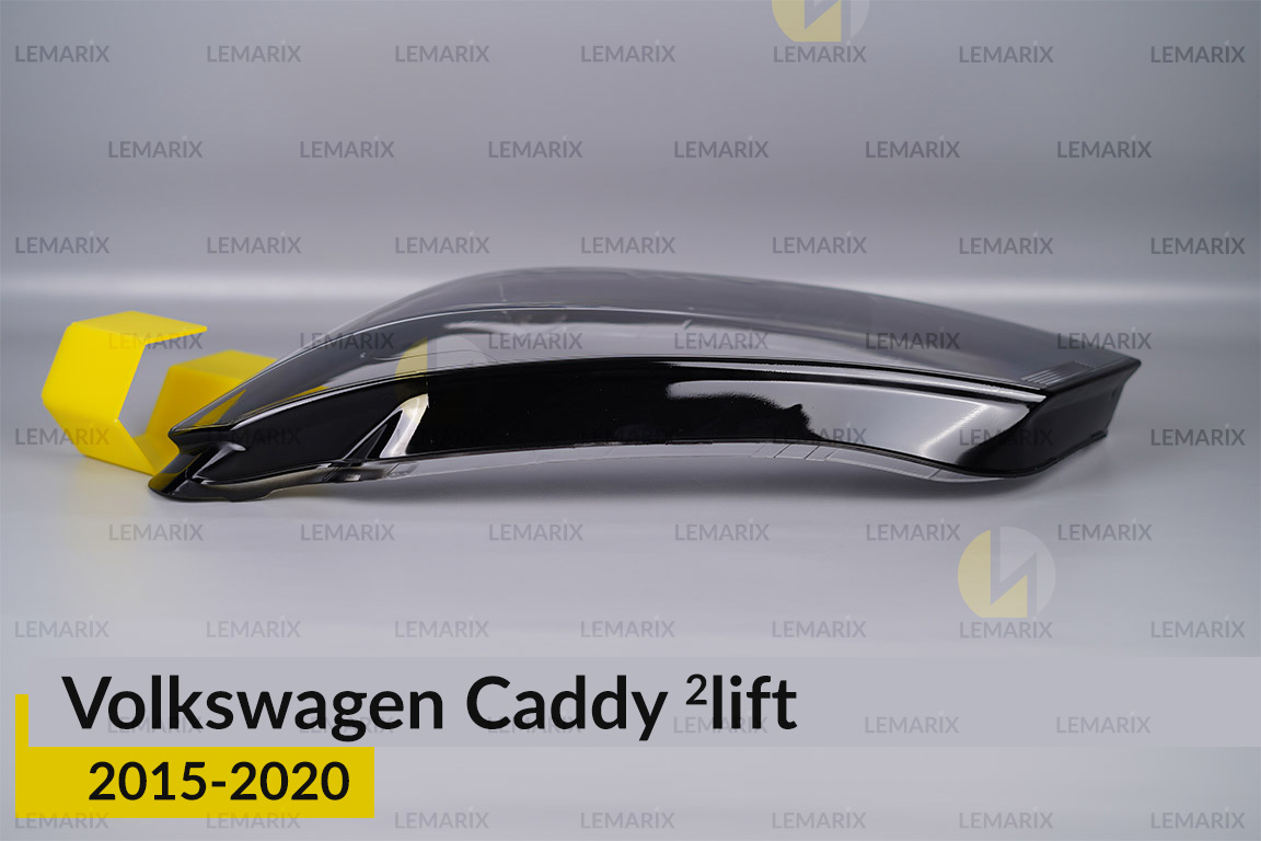 Скло фари VW Volkswagen Caddy (2015-2020) 2 рест ліве