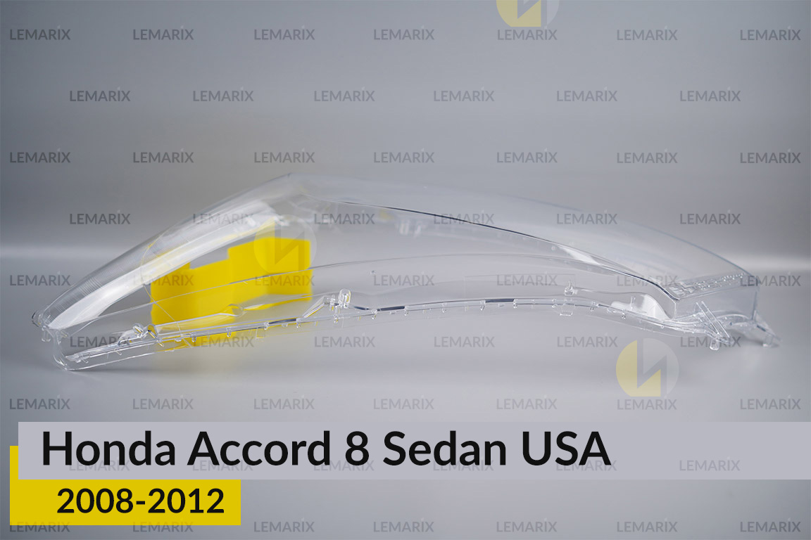 Стекло фары Honda Accord 8 Sedan USA (2008-2012) левое