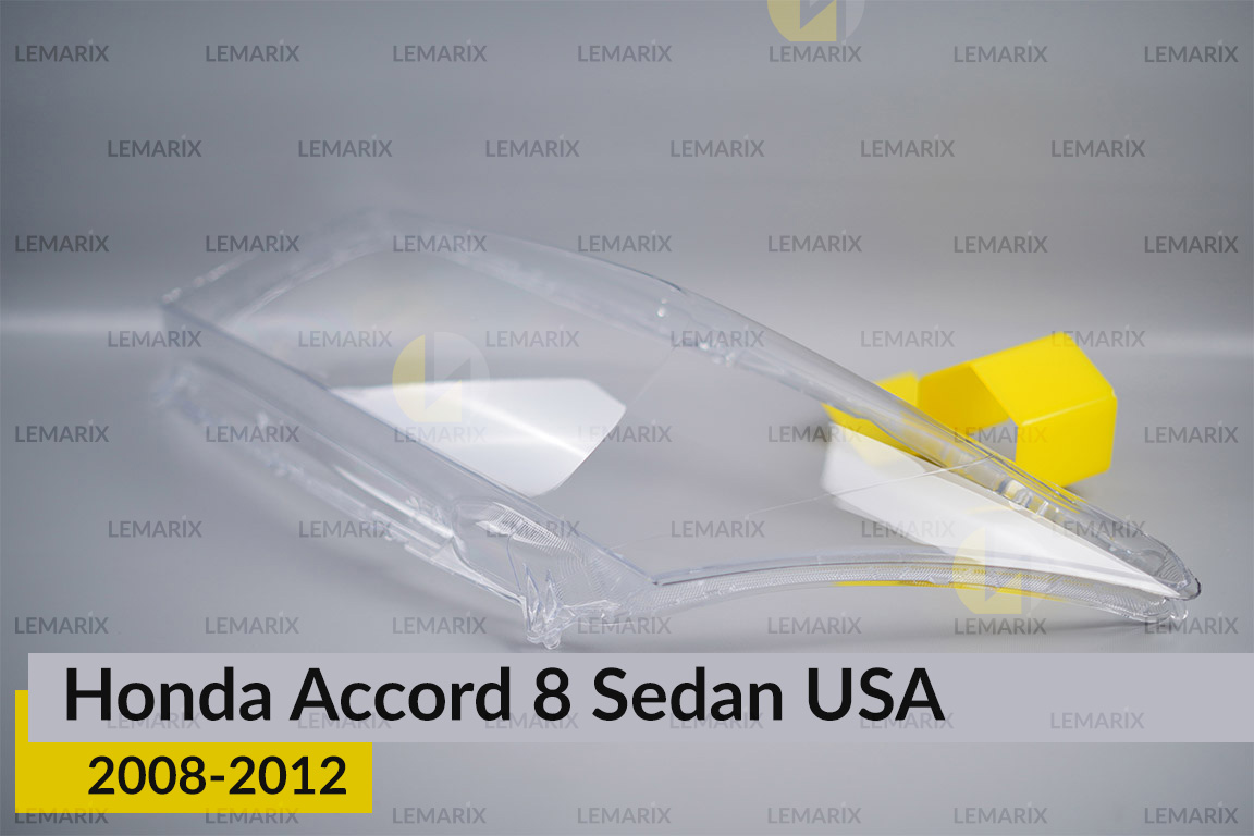 Стекло фары Honda Accord 8 Sedan USA (2008-2012) левое