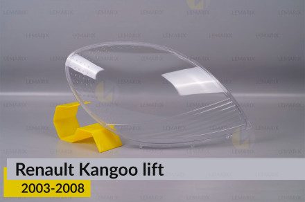 Скло фари Renault Kangoo (2003-2008) рест праве