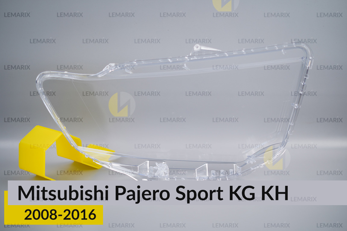 Стекло фары Mitsubishi Pajero Sport KG KH (2008-2016) левое