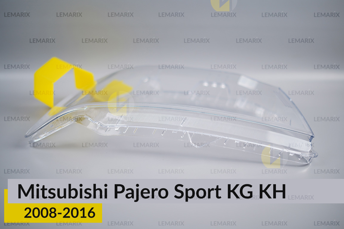 Стекло фары Mitsubishi Pajero Sport KG KH (2008-2016) левое