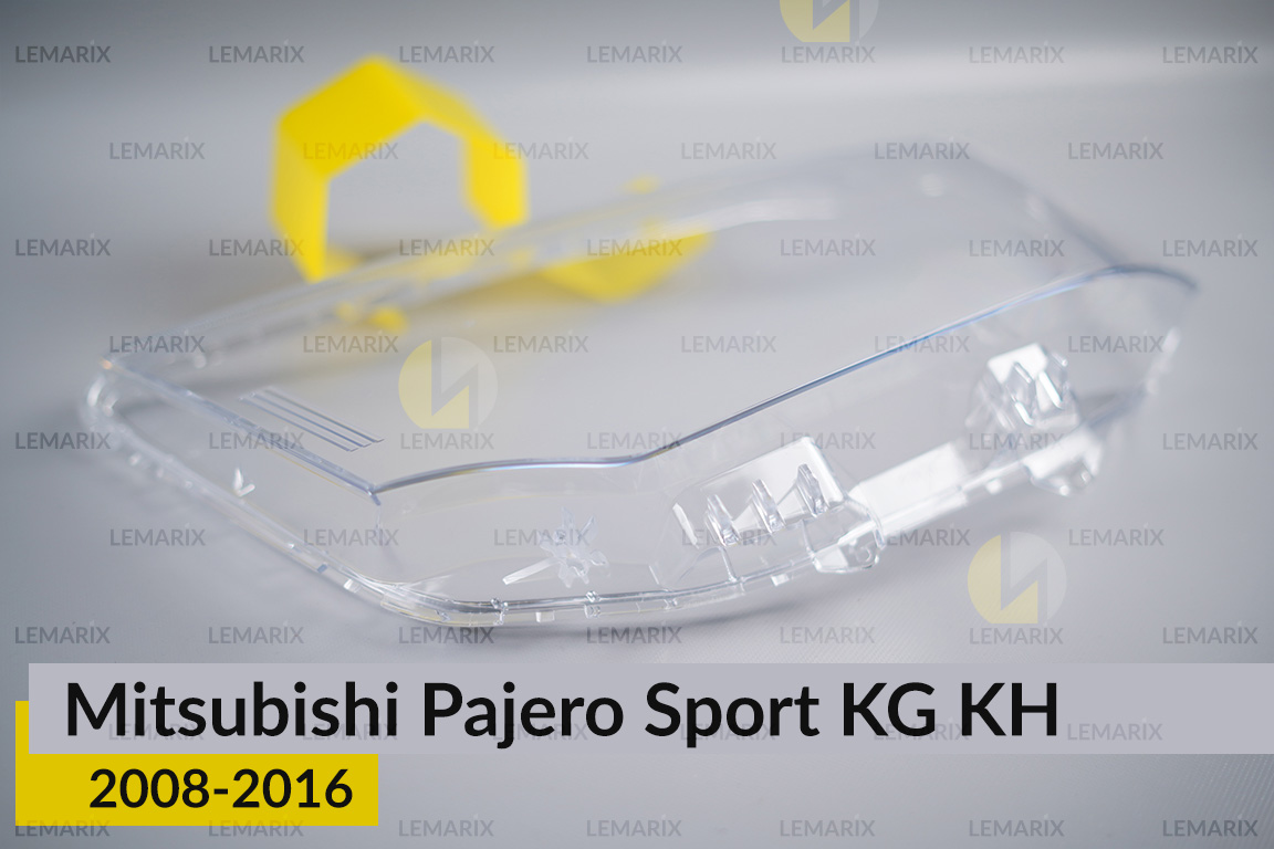 Стекло фары Mitsubishi Pajero Sport KG KH (2008-2016) левое