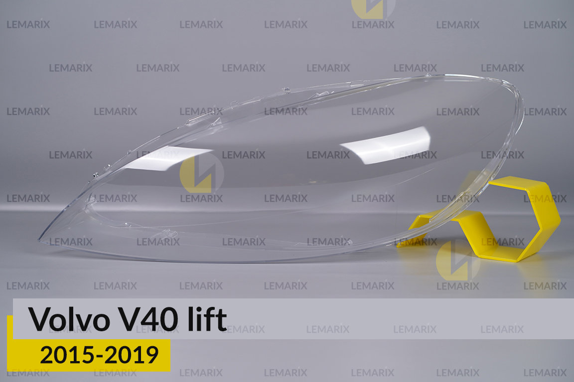 Стекло фары Volvo V40 (2015-2019) рест левое