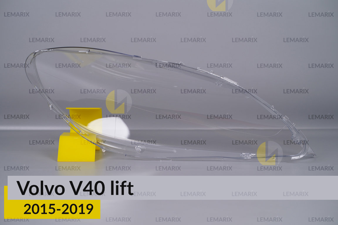 Стекло фары Volvo V40 (2015-2019) рест левое