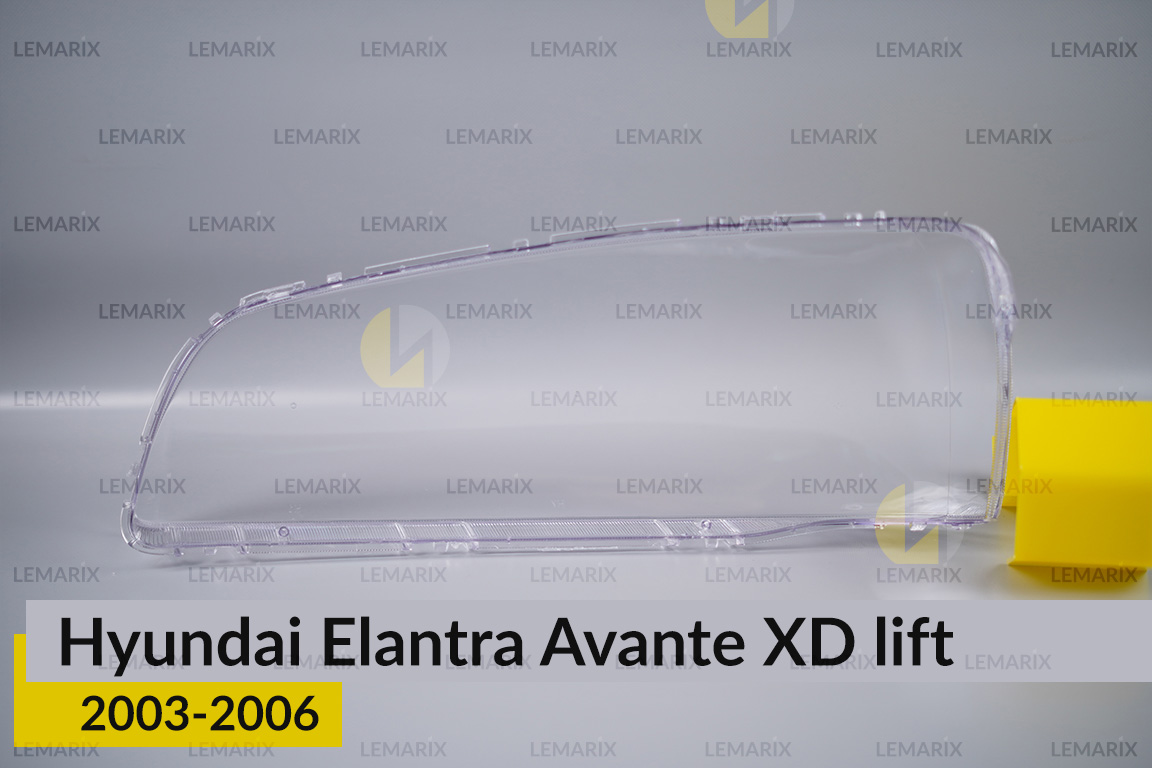 Скло фари Hyundai Elantra Avante XD (2003-2006) рест праве