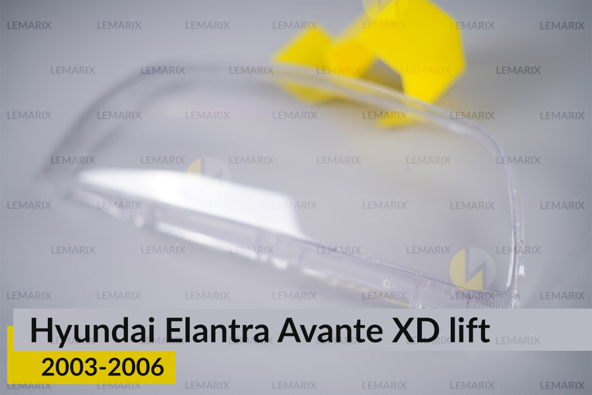 Скло фари Hyundai Elantra Avante XD (2003-2006) рест праве