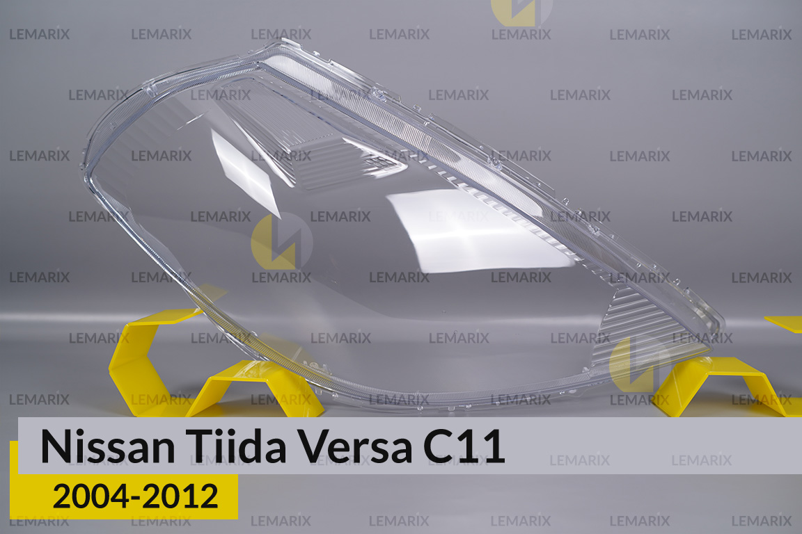 Стекло фары Nissan Tiida Versa C11 (2004-2012) правое