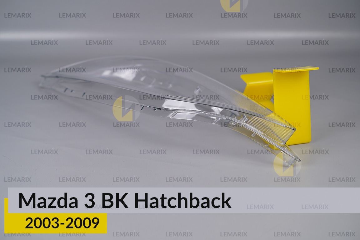 Скло фари Mazda 3 BK Hatchback (2003-2009) ліве
