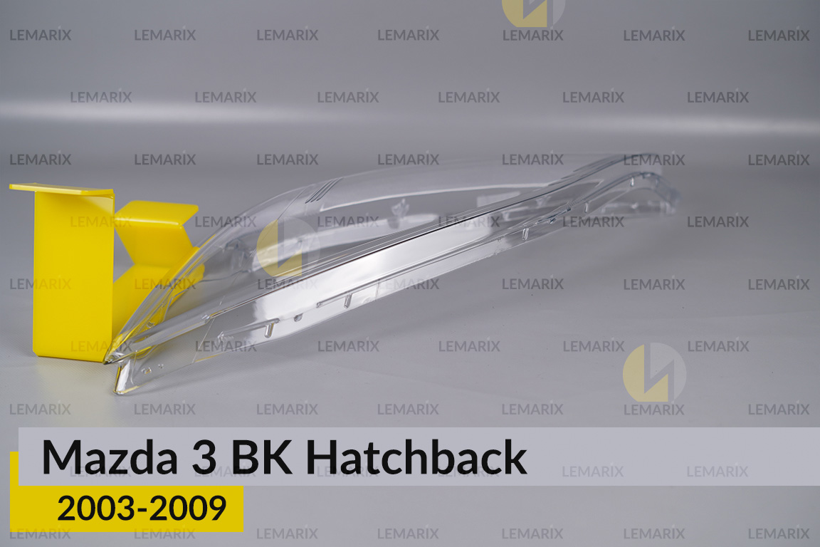 Скло фари Mazda 3 BK Hatchback (2003-2009) ліве