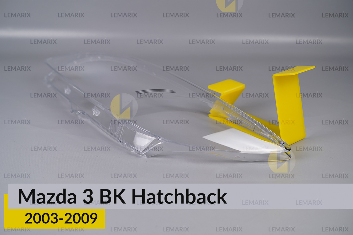 Скло фари Mazda 3 BK Hatchback (2003-2009) ліве