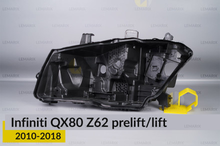 Корпус фари Infiniti QX80 Z62 (2010-2018) дорест/рест лівий