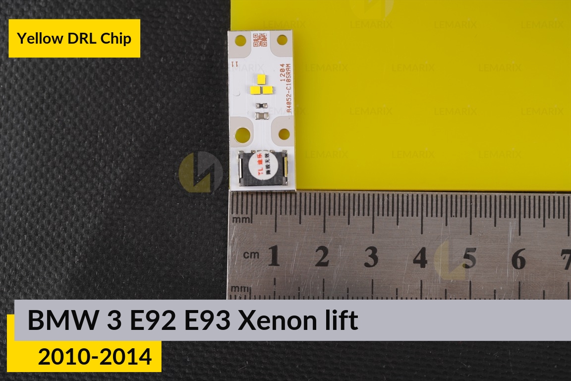 Жовті LED DRL чіпи дхо плата BMW 3 E92 E93 Xenon (2010-2014) рест (4 шт.)