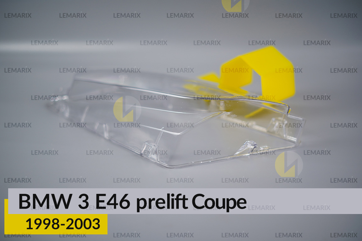 Скло фари BMW 3 E46 Coupe (1998-2003) дорест ліве