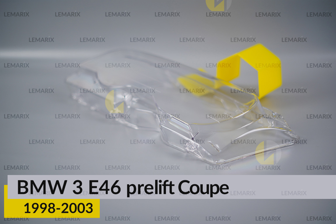 Скло фари BMW 3 E46 Coupe (1998-2003) дорест ліве