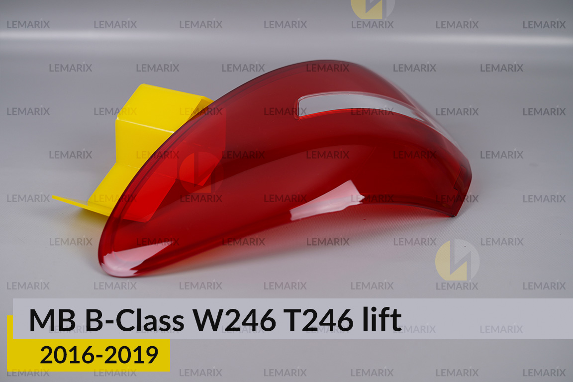 Стекло заднего фонаря внешнее в крыле Mercedes-Benz B-Class W246 T246 (2016-2019) рест правое