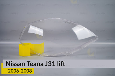 Стекло фары Nissan Teana J31 (2006-2008) рест правое