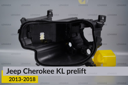 Корпус фары Jeep Cherokee KL (2013-2018) дорест левый