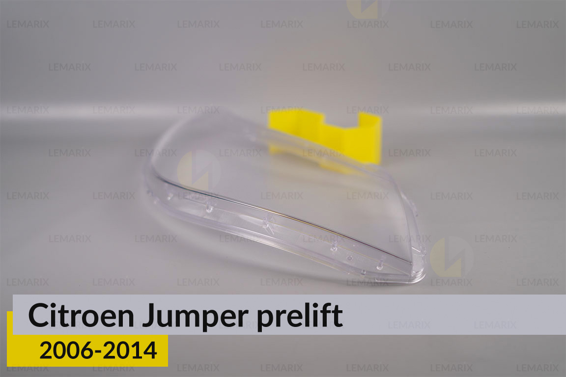Скло фари Citroen Jumper (2006-2014) дорест праве
