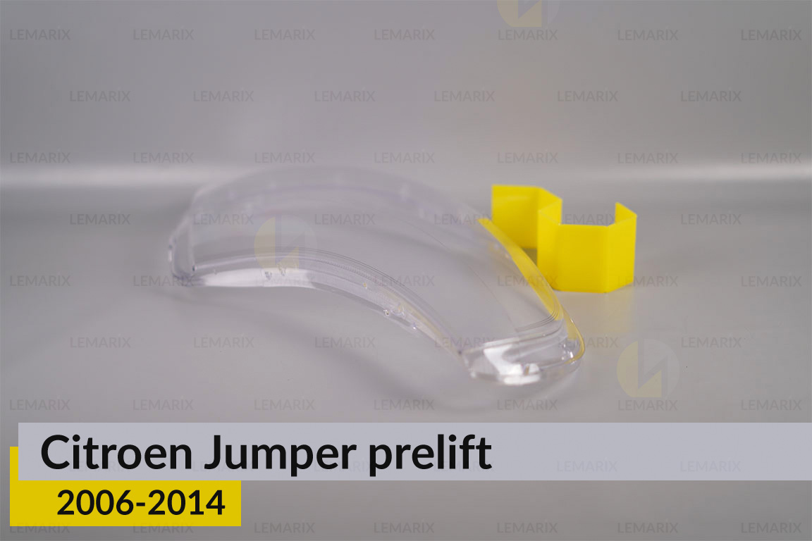 Скло фари Citroen Jumper (2006-2014) дорест праве